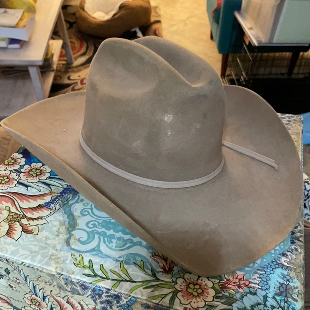 Stetson Felt Cowboy Hat Sz 7 1/8 4x Beaver